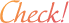 チェック